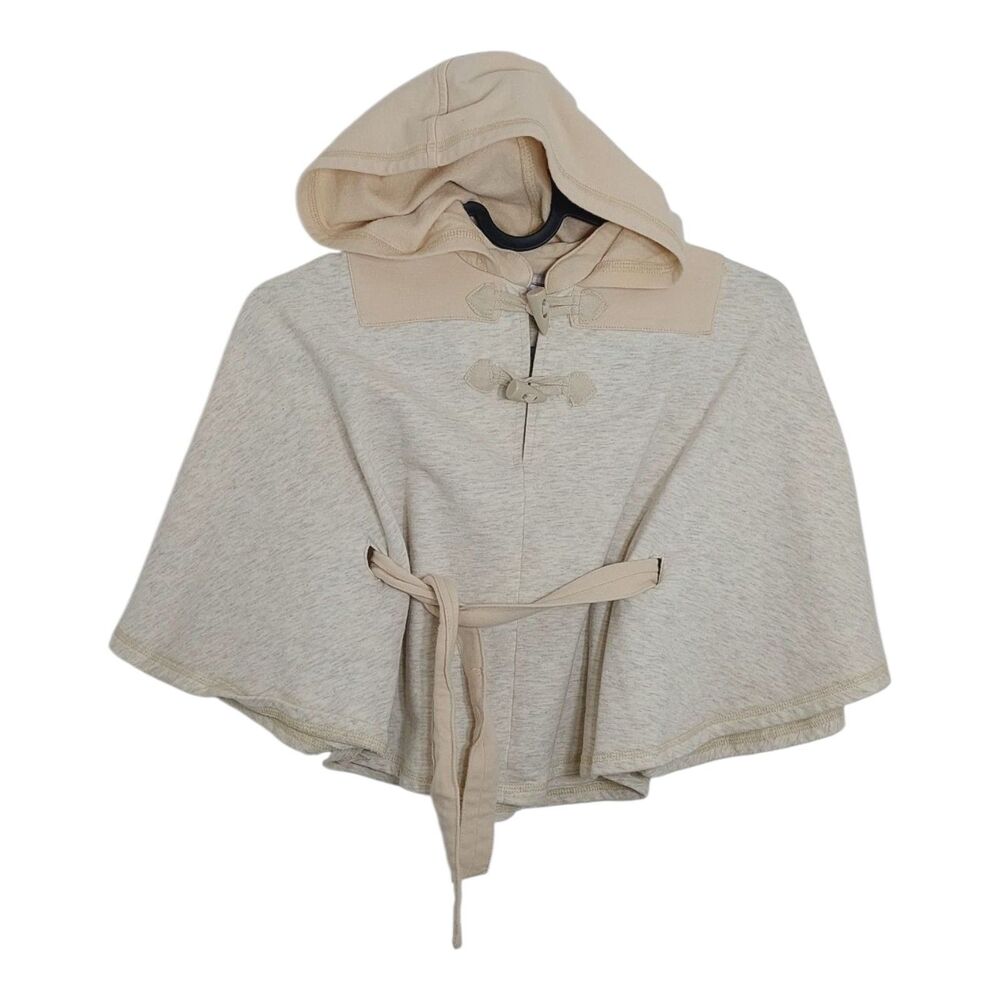 Shrinking Violet Kids Size 5T Poncho Toddler Youth Cream Hooded